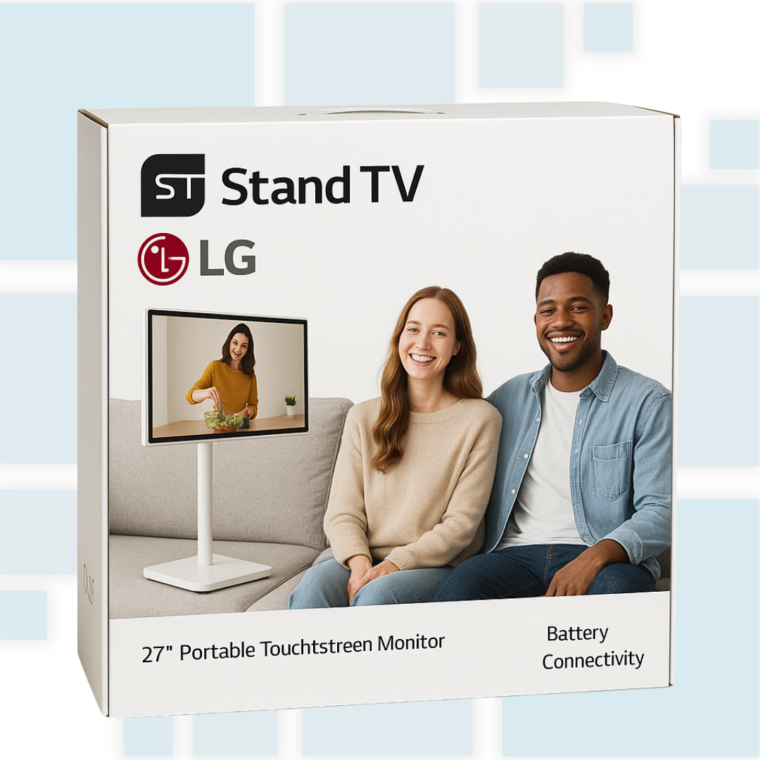 Stand-TV - The TV that moves with you, designed for free spirits